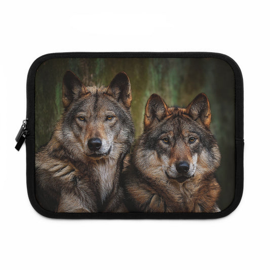 Wolf Laptop Sleeve - Wildlife Lover Gift