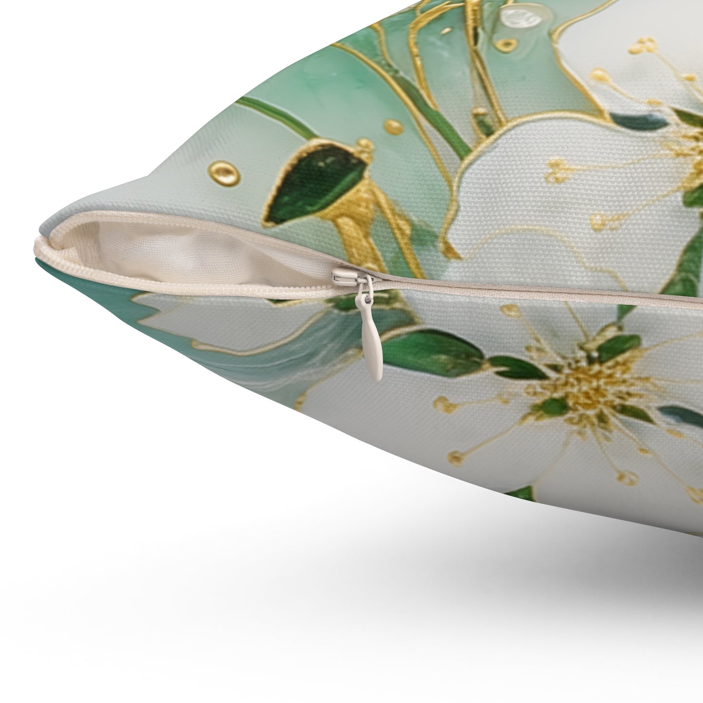 Elegant Floral Throw Pillow
