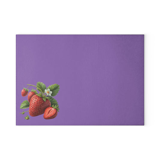 Strawberry Glass Cutting Board