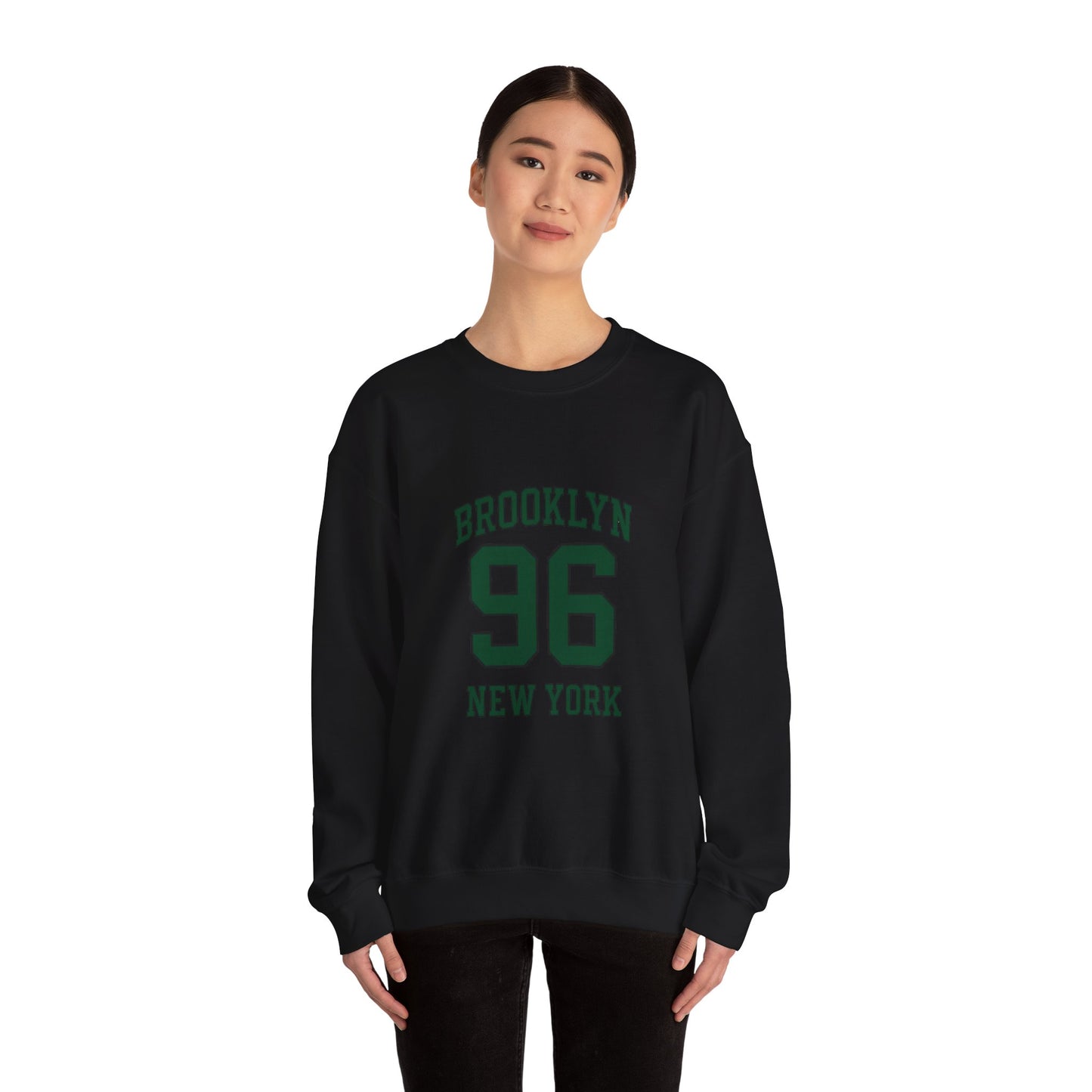Crewneck Sweatshirt - Brooklyn 96 New York Vintage Athletic Pullover