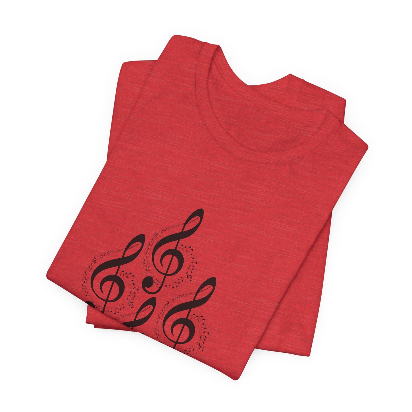 Musical Notes Tee - Perfect for Music Lovers, Casual Wear, Concerts, Festivals, Unique Gift Idea