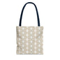 Waves Pattern Tote Bag, Boho Chic Handbag, Everyday Carry, Beach Bag, Gift for Her, Eco-Friendly Style