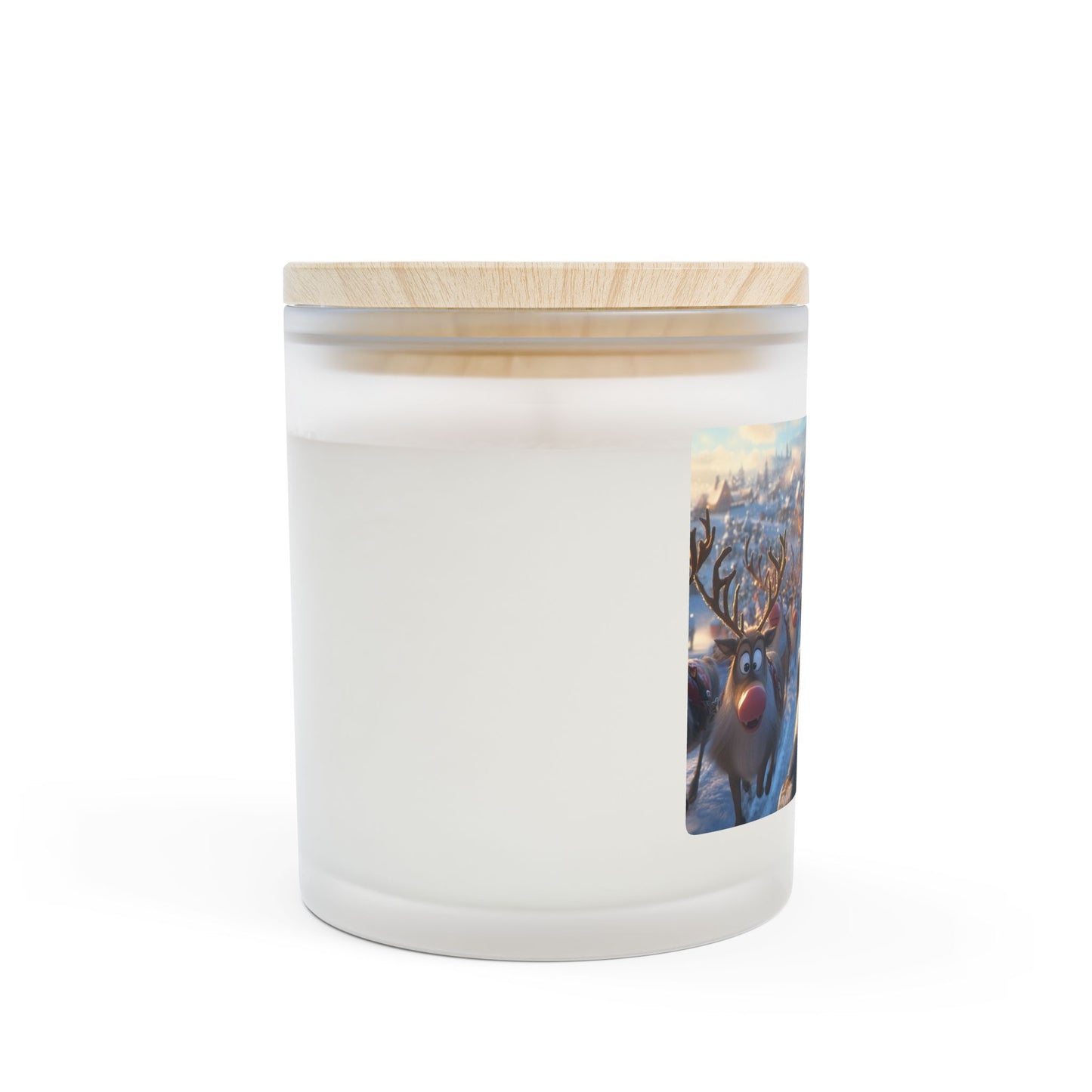Festive Santa Candle, Christmas Handcrafted Candle, Holiday Decor, Cozy Home Fragrance, Unique Gift for Friends & Family