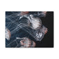 Jellyfish Swarm Matte Stretched Canvas