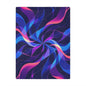 Minky Blanket — Abstract Neon Swirl Plush Throw