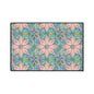 Floral Kaleidoscope Heavy-Duty Floor Mat — Pink Petal Outdoor/Entry Rug