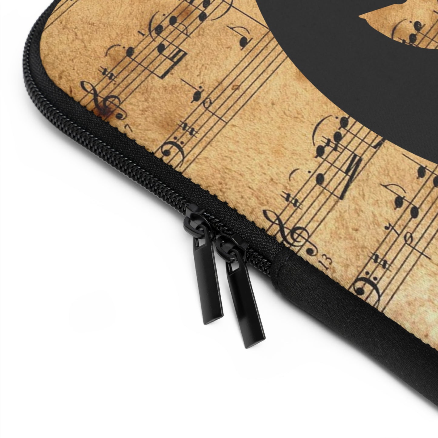 Musical Notes Laptop Sleeve | Vintage Design