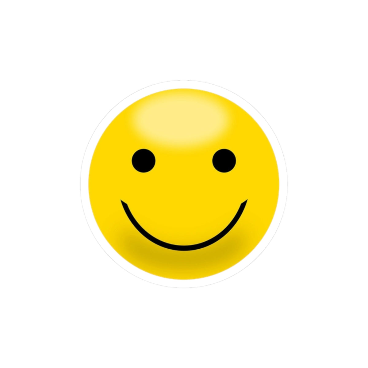 Cheerful Smile Kiss-Cut Stickers, Fun Decals for Laptops, Journals, Gift Wrap, Party Favors, Positive Vibes