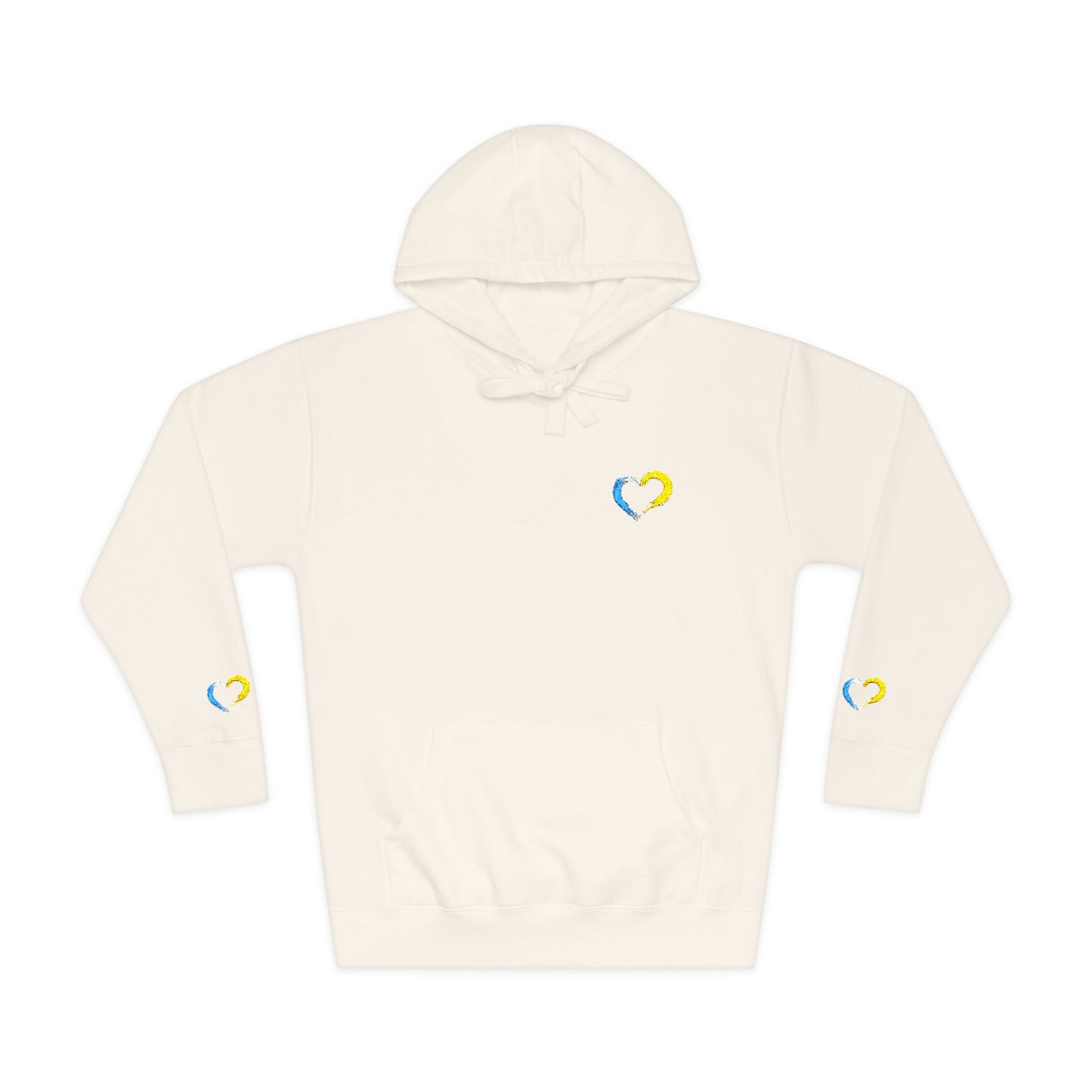 Colorful Heart Unisex Fleece Hoodie | Cozy Gift for Friends, Valentine's Day, Anniversary, Casual Wear, Spring Fashion