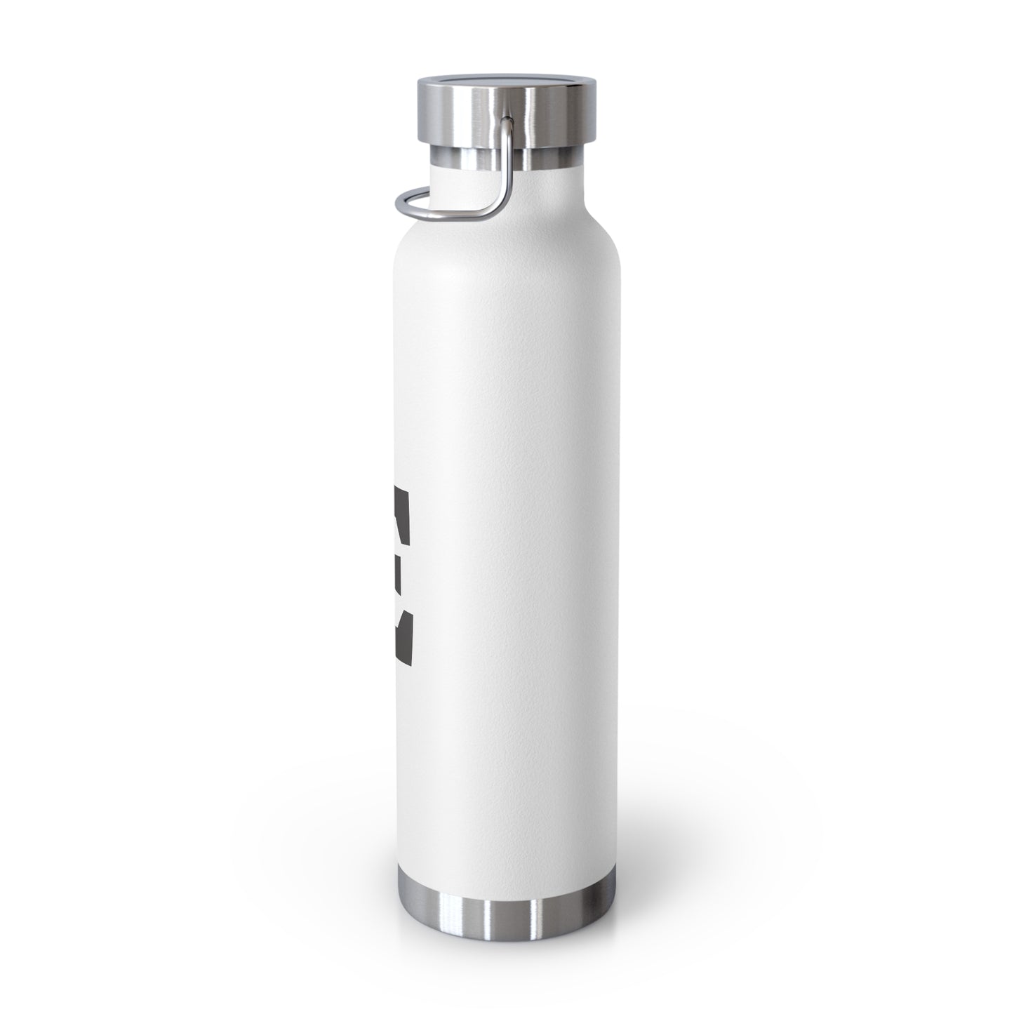 Personalized Copper Insulated Water Bottle, 22oz - "E" Custom Monogram