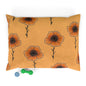Warm Floral Pet Bed for Cozy Days, Dog Bed, Cat Bed, Housewarming Gift, Decorative Pet Decor, Pet Comfort, Spring Vibes