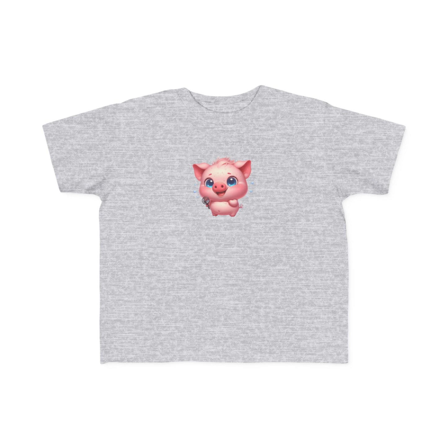 Cute Pig Toddler Tee, Adorable Animal Shirt for Kids, Perfect Baby Gift, Birthday Outfit, Playful Graphic Tee, Toddler Clothing