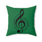 Musical Notes Pillow - Perfect for Music Lovers, Home Decor, Gift for Musicians, Cozy Living Room Accent, Unique Music Decor