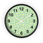 Floral Wall Clock, Rustic Home Decor, Spring Wall Art, Flower Design Clock, Unique Timepiece for Living Room, Gift for Her