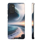Galaxy Ocean Phone Case — Surreal Planet Beach Tough Case