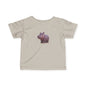 Cute Hippo Infant T-Shirt, Baby Birthday Gift, Toddler Apparel, Animal Lover Tee, Kids Casual Wear