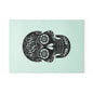 Decorative Glass Cutting Board - Sugar Skull Design, Kitchen Decor, Gift for Home Cooks, Day of the Dead, Unique Cookware