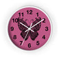 Butterfly Inspired Wall Clock | Chic Home Decor, Unique Gift for Her, Modern Timepiece, Butterfly Lover Gift, Pink Wall Clock