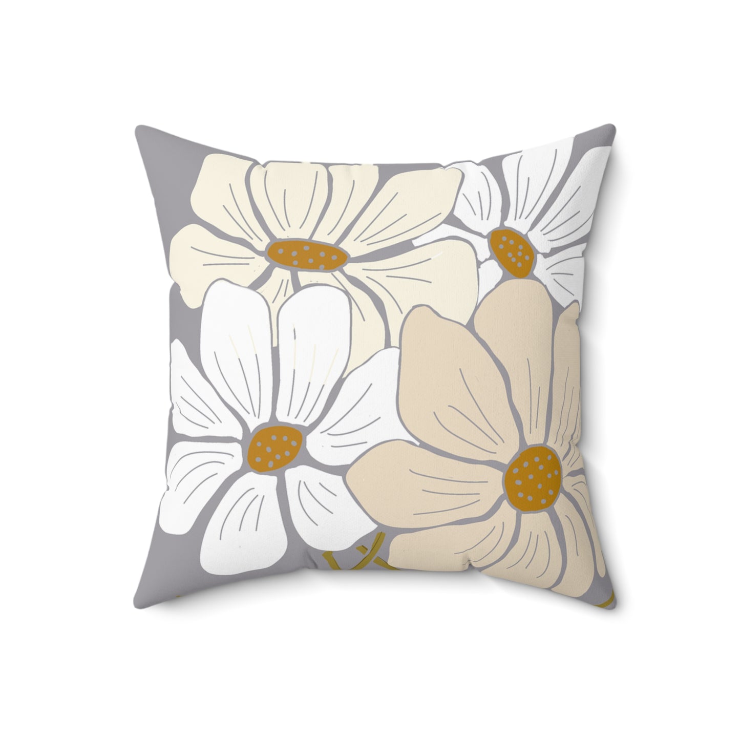 Spun Polyester Square Pillow