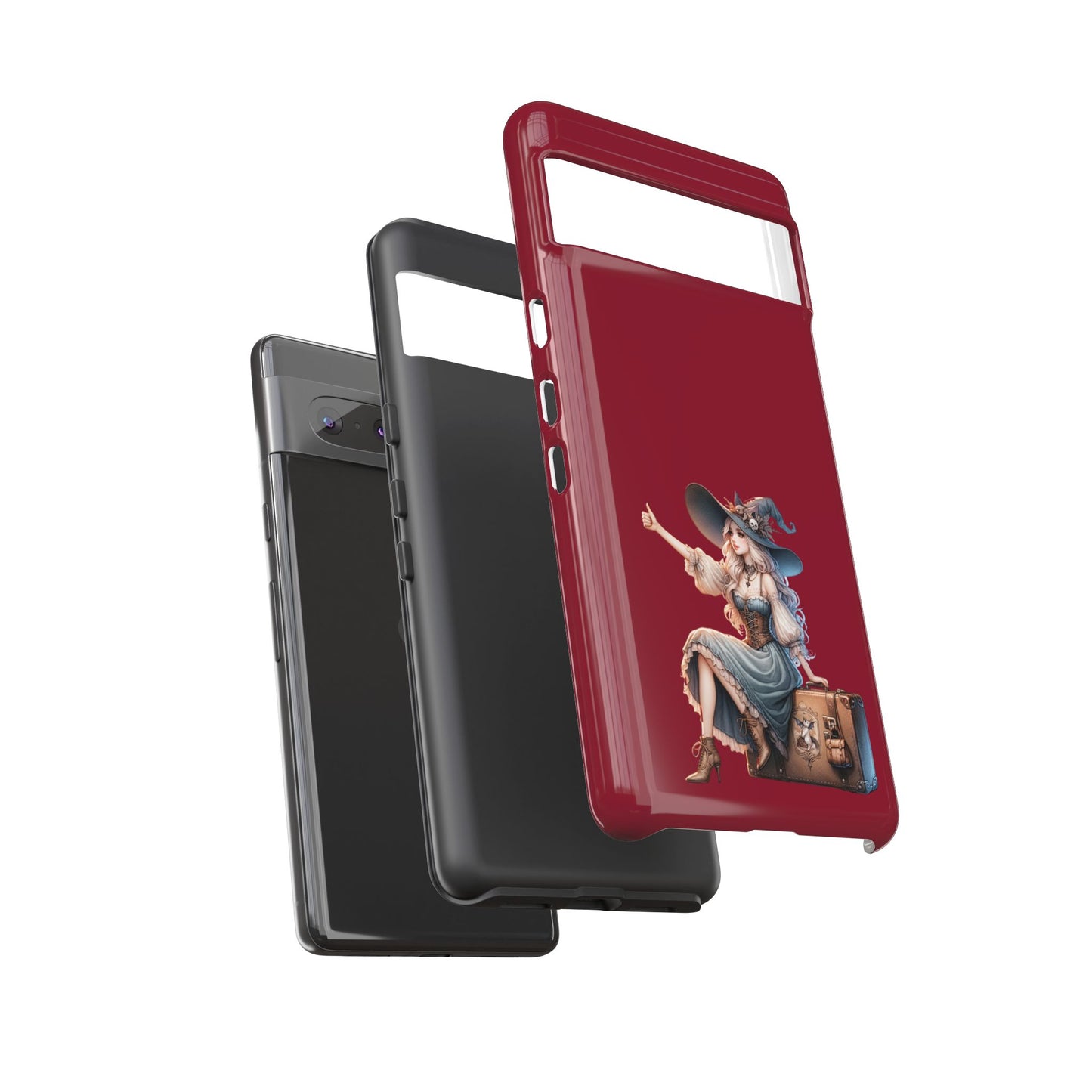 Witchy Phone Case - Magical, Durable - Halloween Gift, Cosplay Accessory, Cute Witch Design