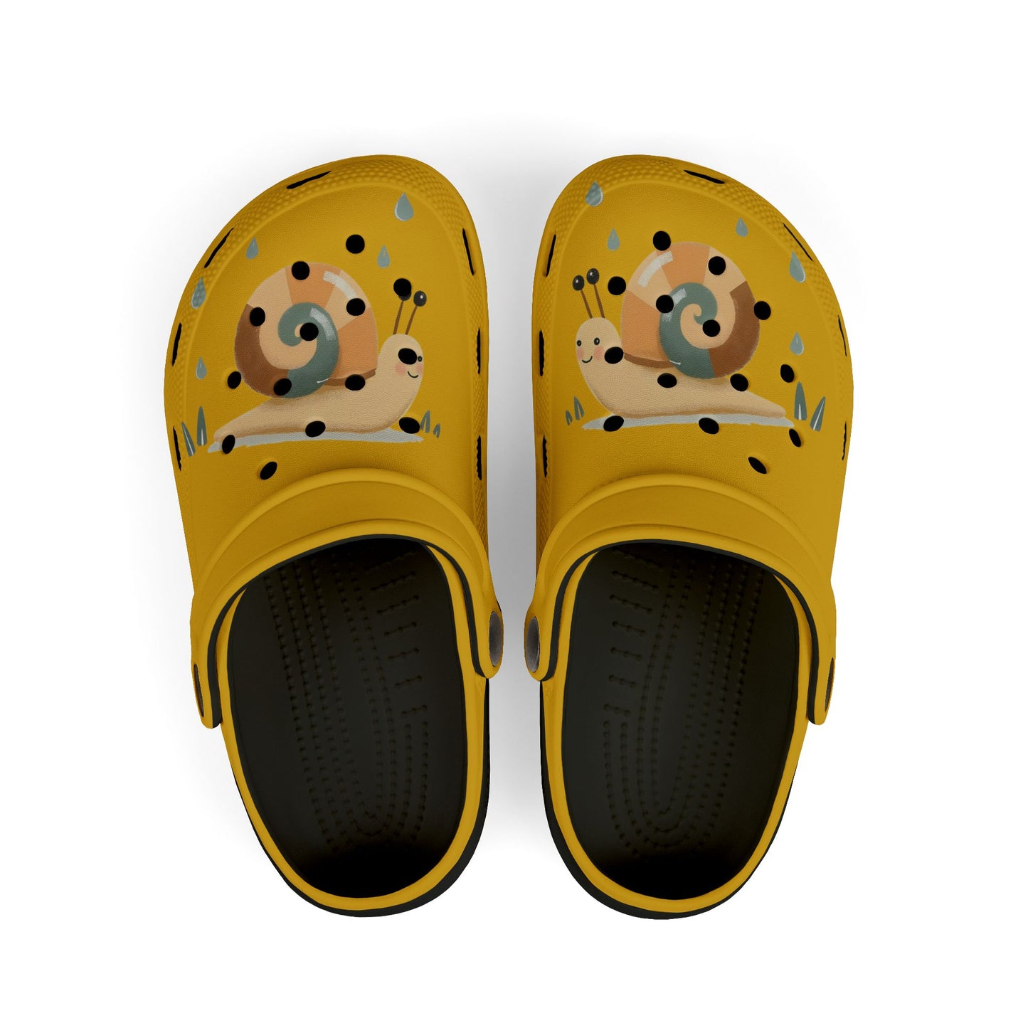 Snail-Themed Kid's EVA Foam Clogs