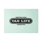 Van Life Glass Cutting Board - Perfect Gift for Travelers, Kitchen Decor, Campsite Cooking, RV Living, Adventure Enthusiasts