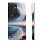 Galaxy Ocean Phone Case — Surreal Planet Beach Tough Case