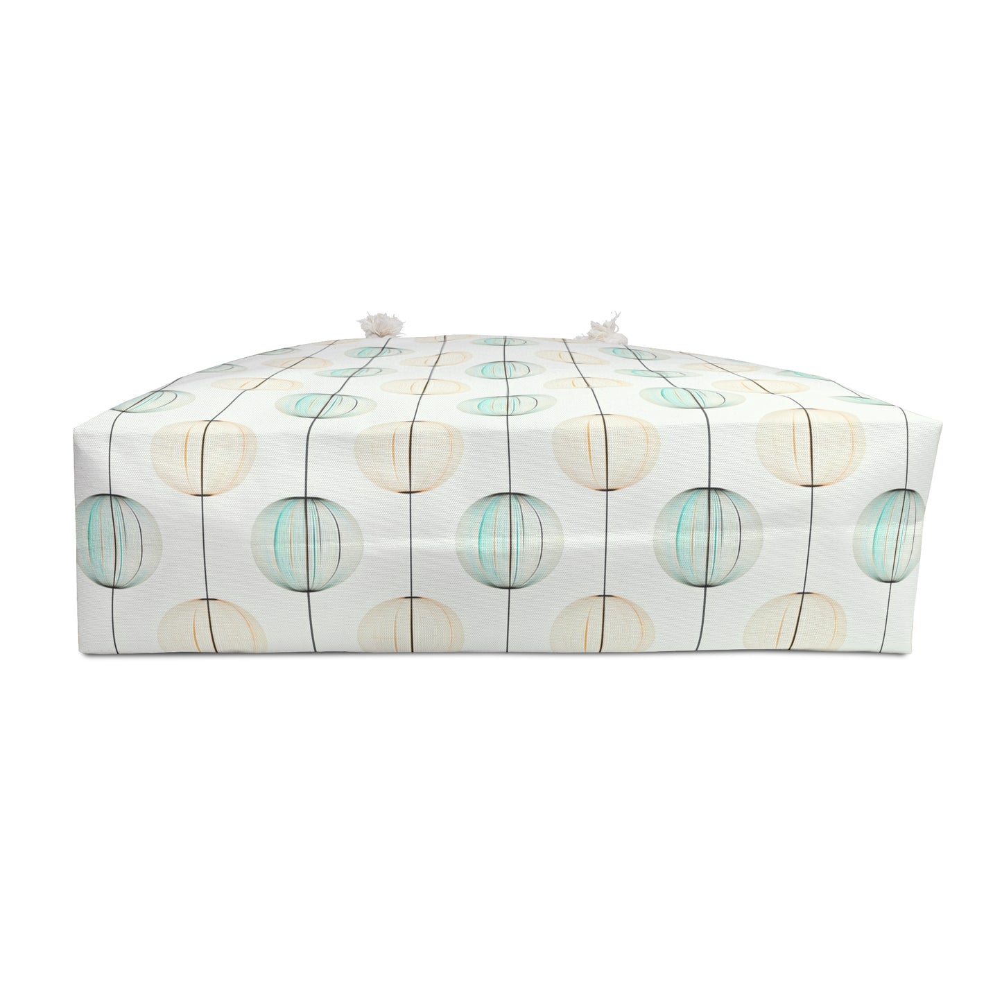 Pastel Polka Dot Weekender Bag — Lightweight Beach & Travel Tote