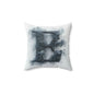 Letter E Smoke Monogram Pillow — Decorative Polyester Throw Pillow