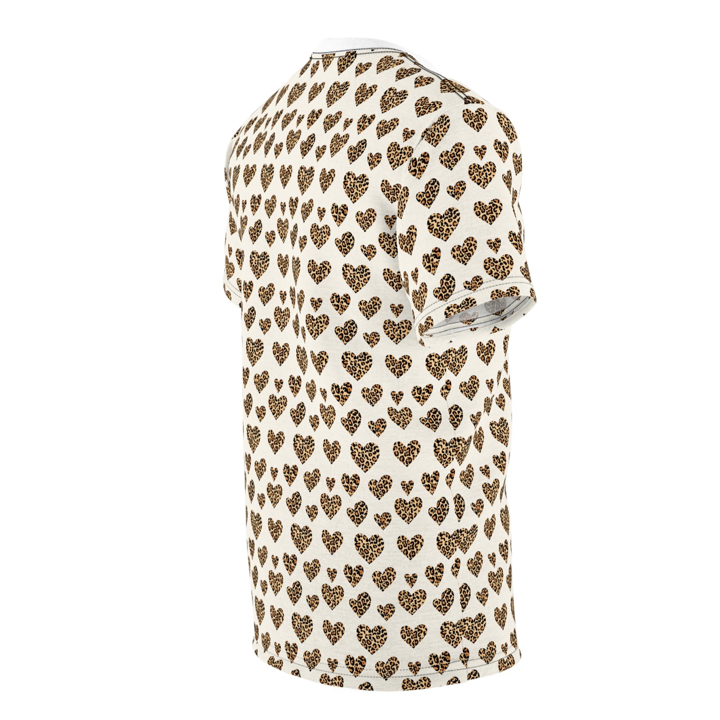 Leopard Heart All-Over Print Tee
