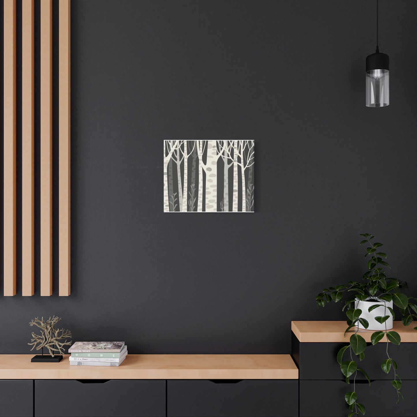 Matte Canvas, Stretched, 1.25" - Trees
