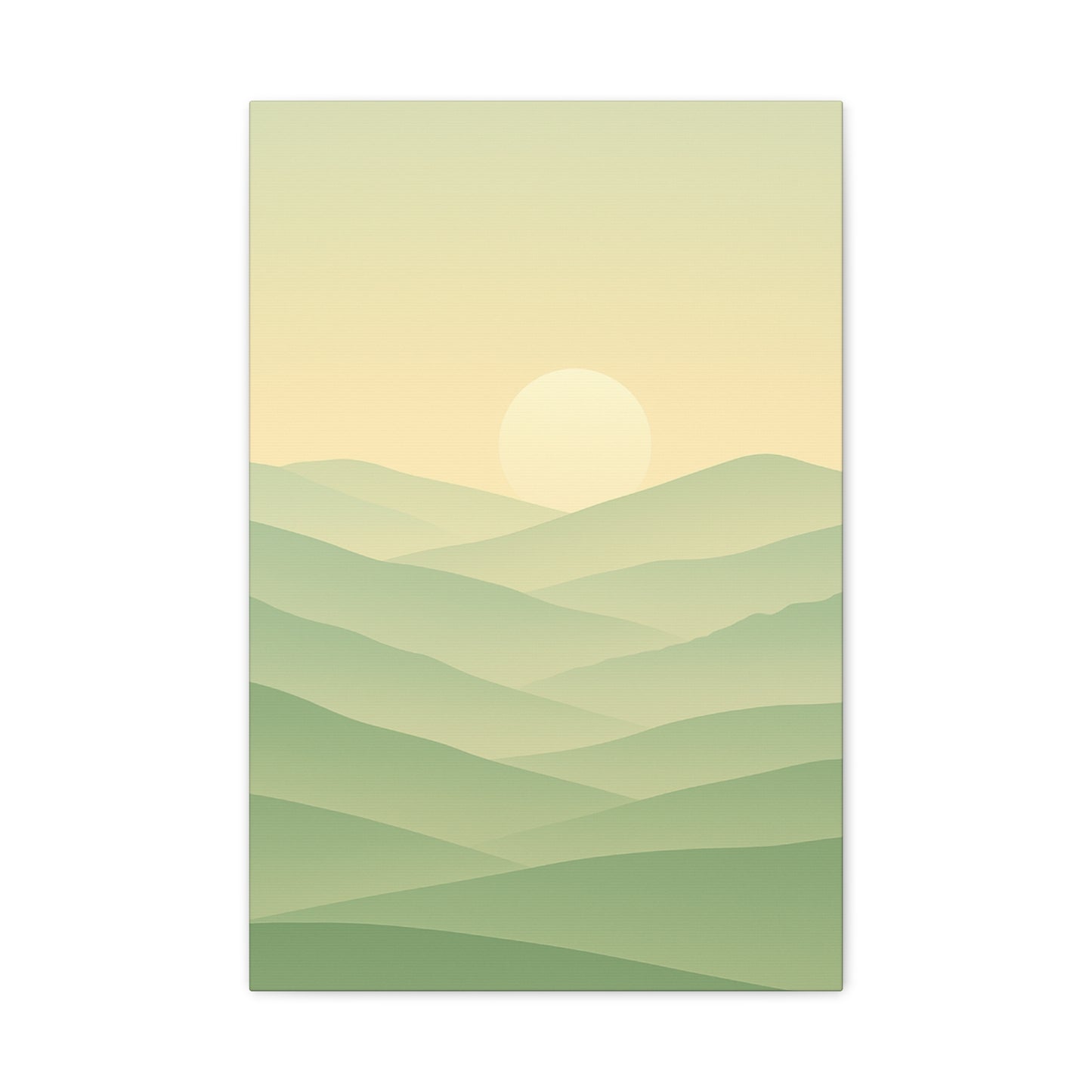 Matte Canvas, Stretched, 1.25" Sunset or Sunrise