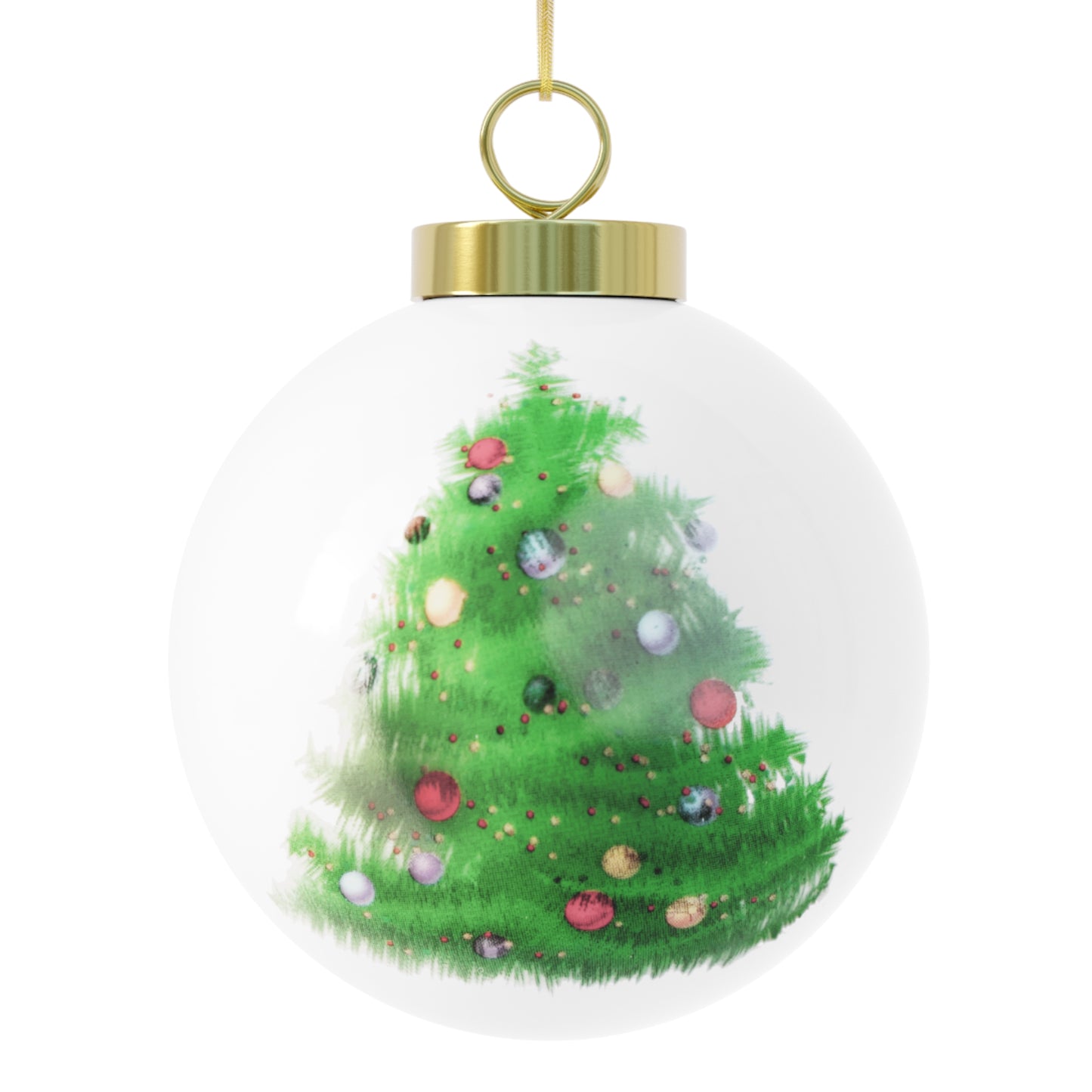 Vibrant Christmas Ball Ornament, Holiday Decor, Tree Decoration, Ornament Gift, Festive Home Decor