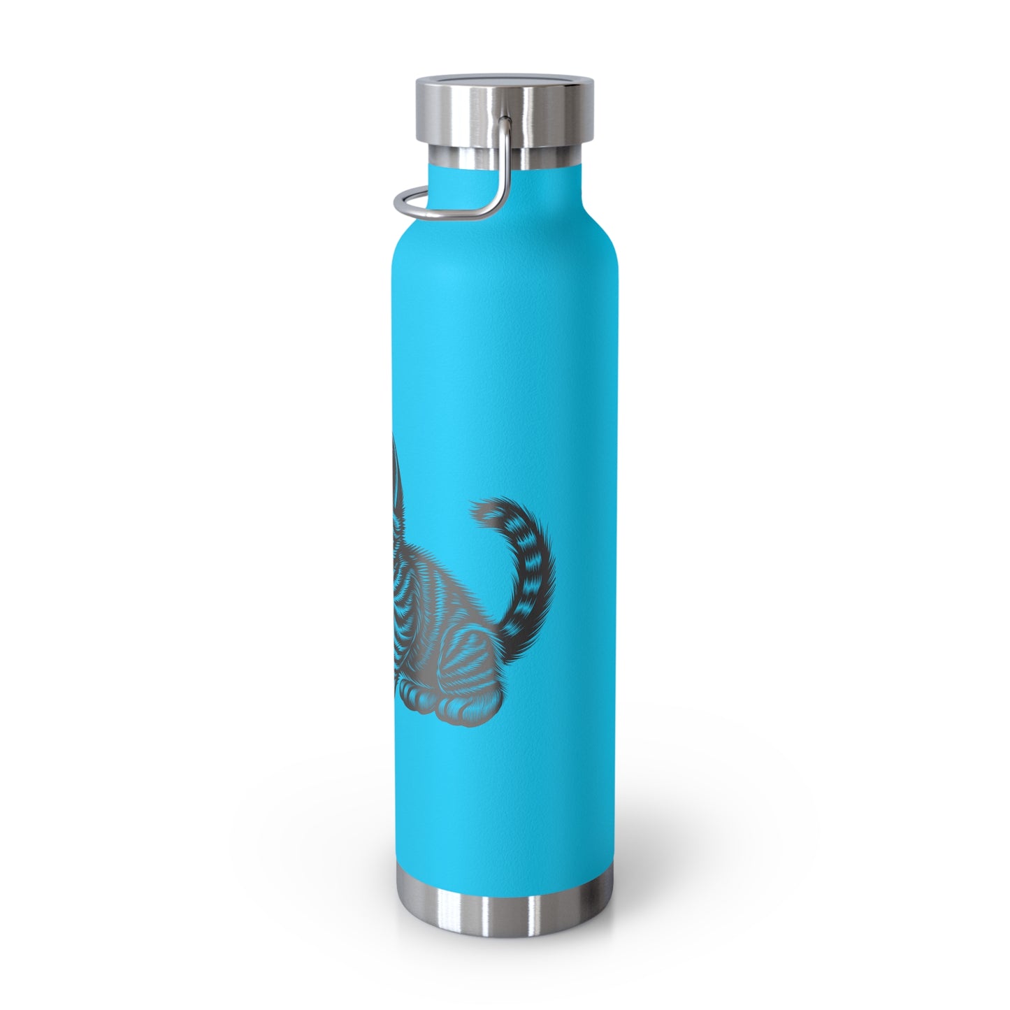 Cat and Butterfly Insulated Water Bottle -  22oz insulated bottle
