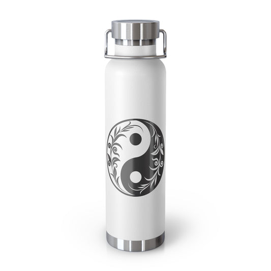 Yin Yang Insulated Water Bottle - 22oz, Stainless Steel Travel Flask