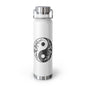 Yin Yang Insulated Water Bottle - 22oz, Stainless Steel Travel Flask