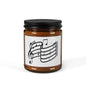 Musical Notes Soy Candle — Amber Jar Scented Candle for Music Lovers