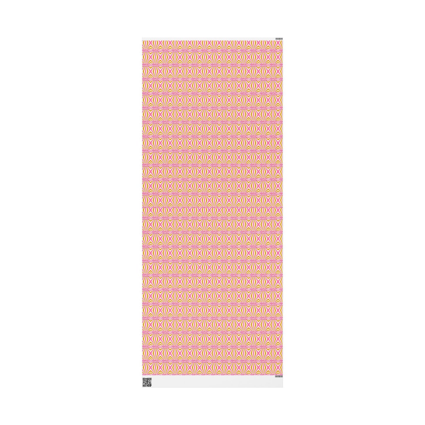 Retro Swirl "Thank You" Wrapping Paper