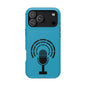 Phone Case — Retro Microphone Podcast Design, Magnetic Impact-Resistant