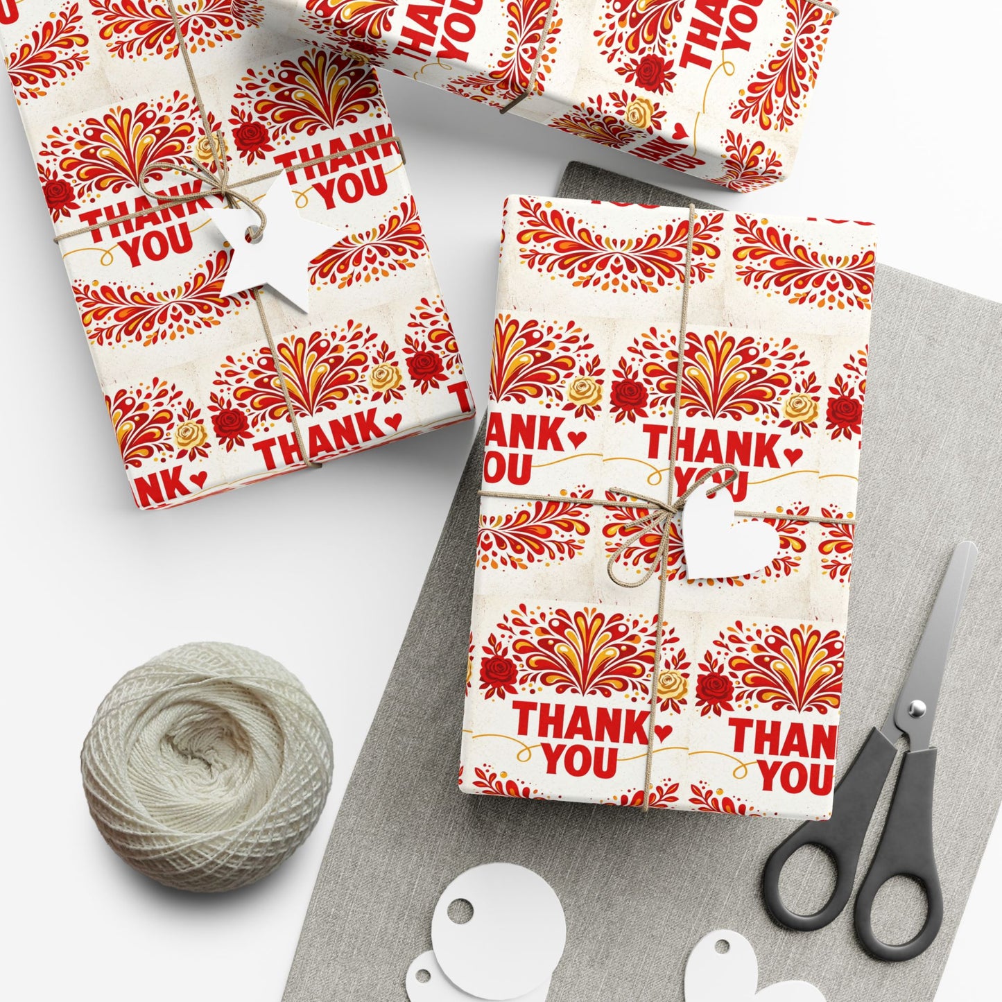 Gift Wrap Papers - "Thank You"