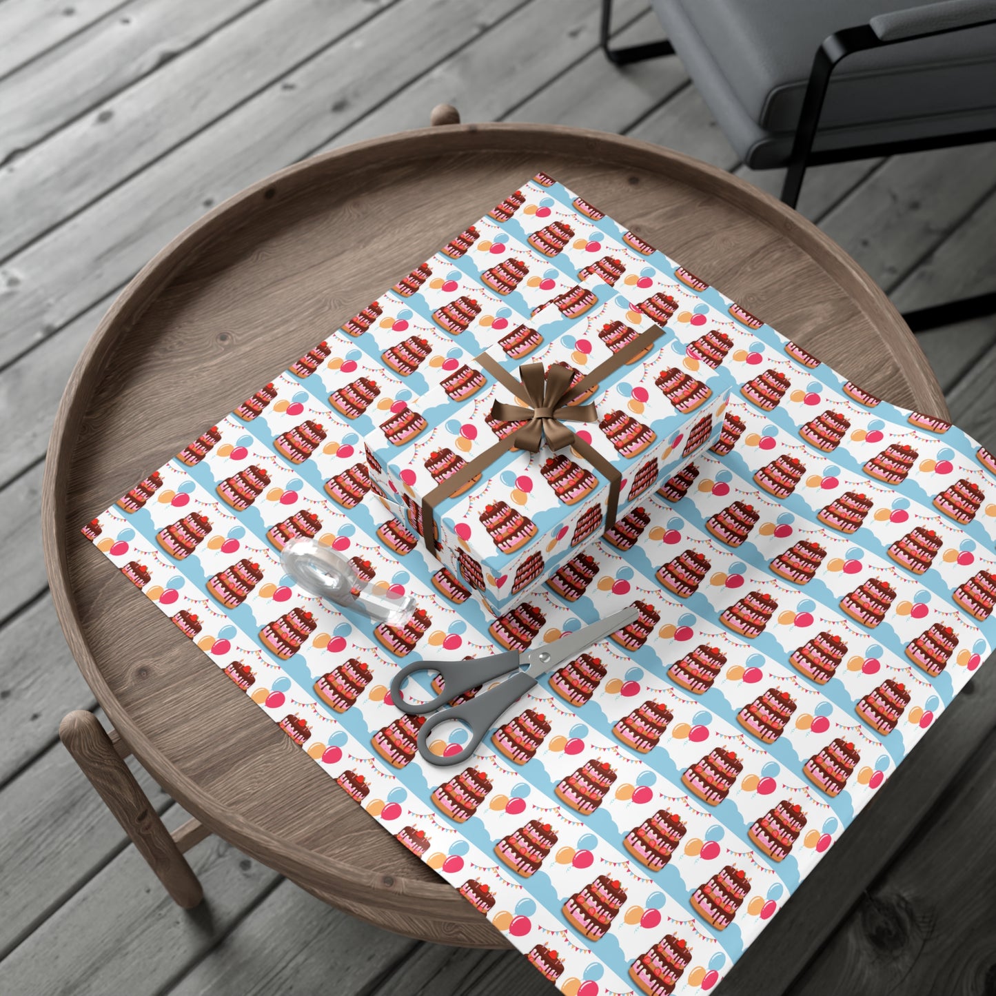 Birthday Cake Gift Wrap Papers - Celebration, Party, Festival, Wrapping, Gifts