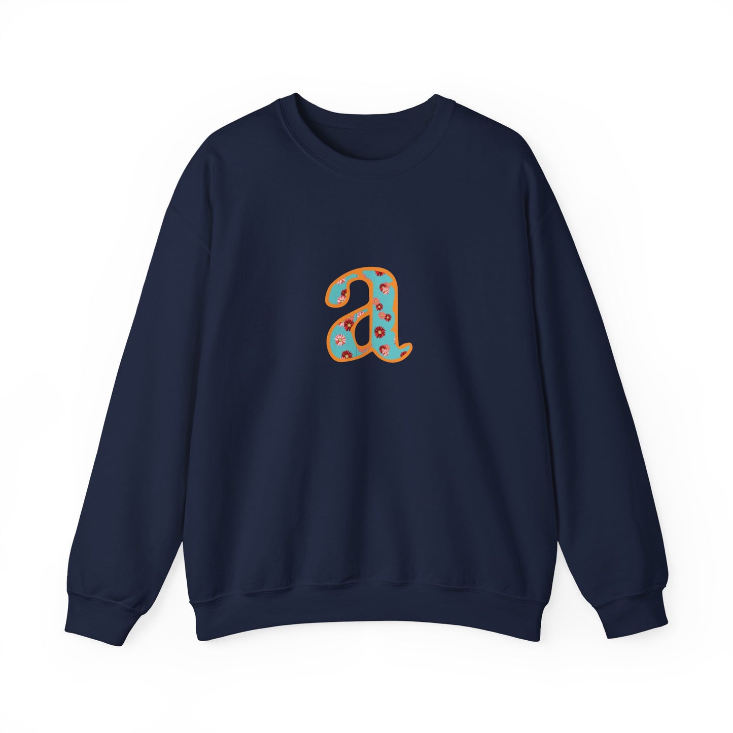 Personalized Initial Sweatshirt, Cozy Unisex Crewneck, Custom Gift for Her, Monogrammed Apparel, Perfect for Birthdays and Holidays