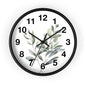 Botanical Wall Clock — Minimal Greenery Clock for Living Room & Bedroom