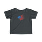 Patriotic Infant Tee - USA Flag Theme, Baby Clothes, Toddler Apparel, 4th of July Outfit, Cute Baby Gift