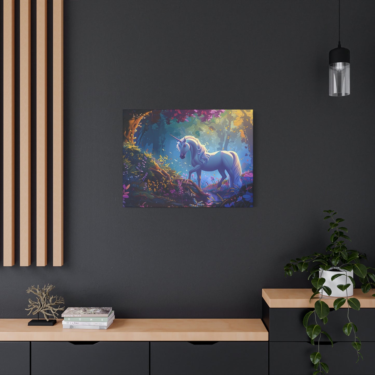 Matte Canvas, Stretched, 1.25" - Unicorn