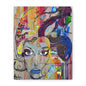 Colorful Graffiti Portrait Canvas