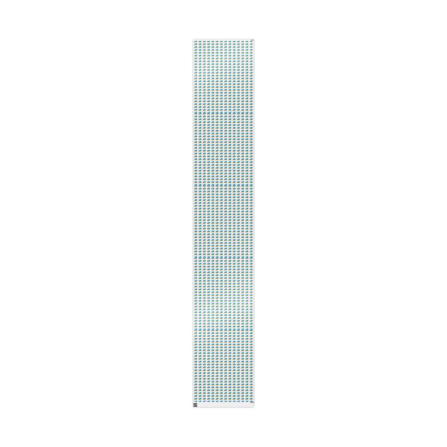 Blue Gold Abstract Dots Wrapping Paper Roll — Modern Geometric Gift Wrap