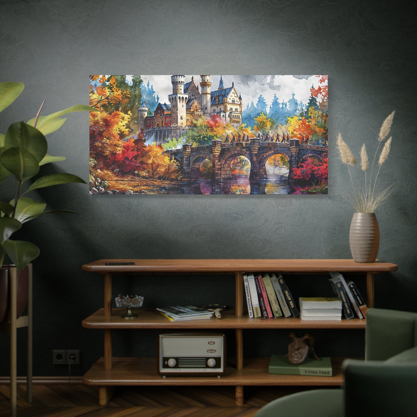 Matte Canvas, Stretched, 1.25" - Castle