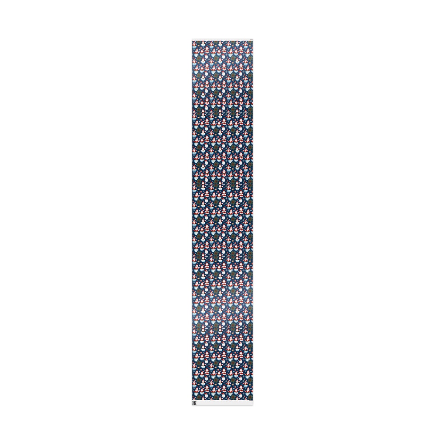 Christmas Snowman & Santa Wrapping Paper Roll — Festive Holiday Gift Wrap