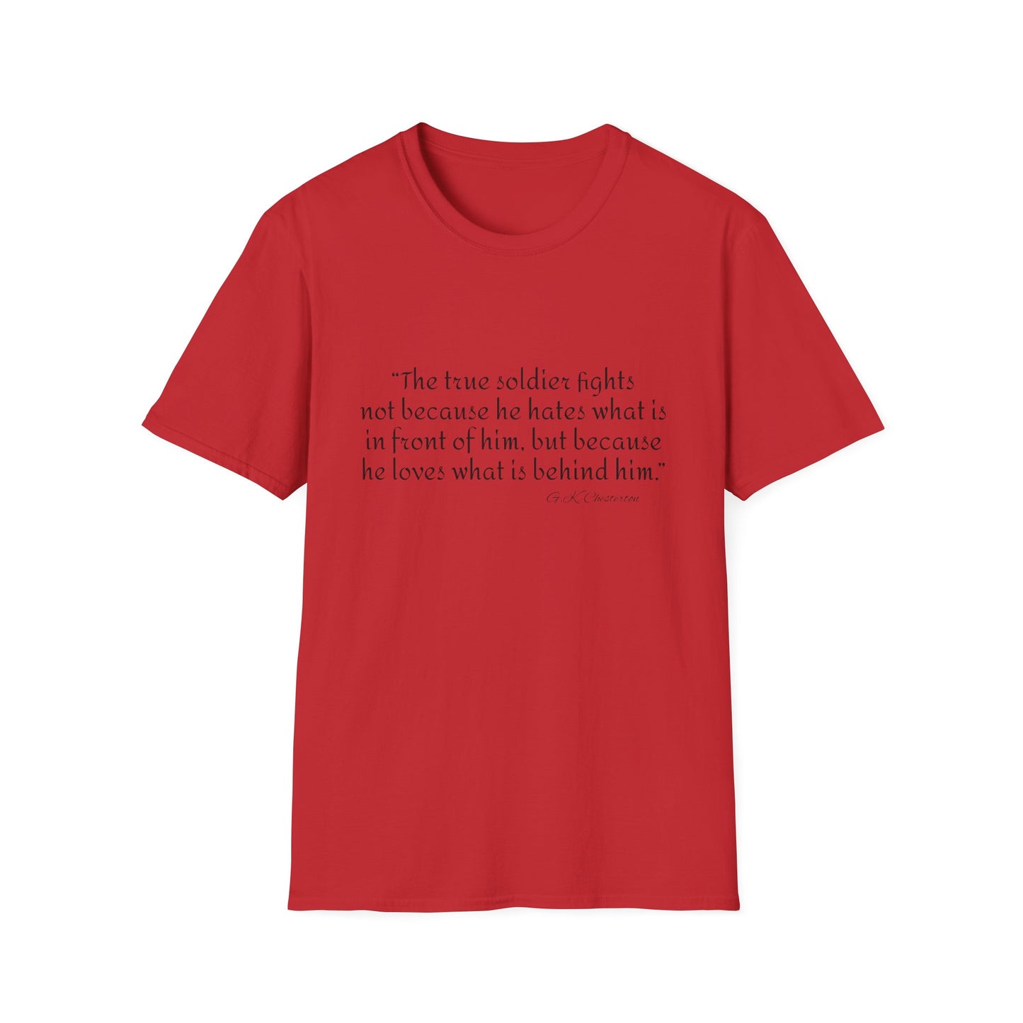 Inspirational Unisex T-Shirt, Gift for Soldiers